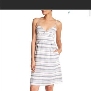 Theory - Melaena Haviana Striped Dress